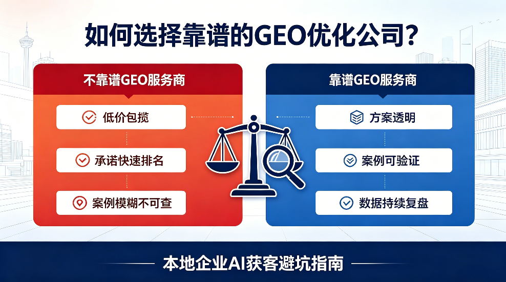 肇州如何选择靠谱的GEO优化公司？本地企业AI获客避坑指南